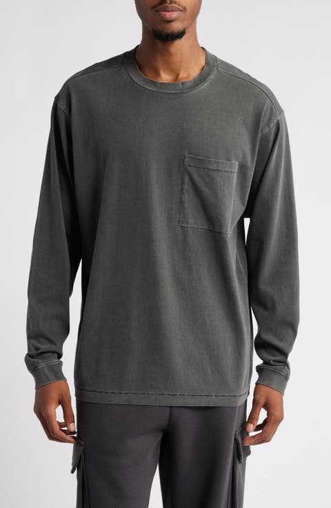 Oversize Long Sleeve Pocket T-Shirt