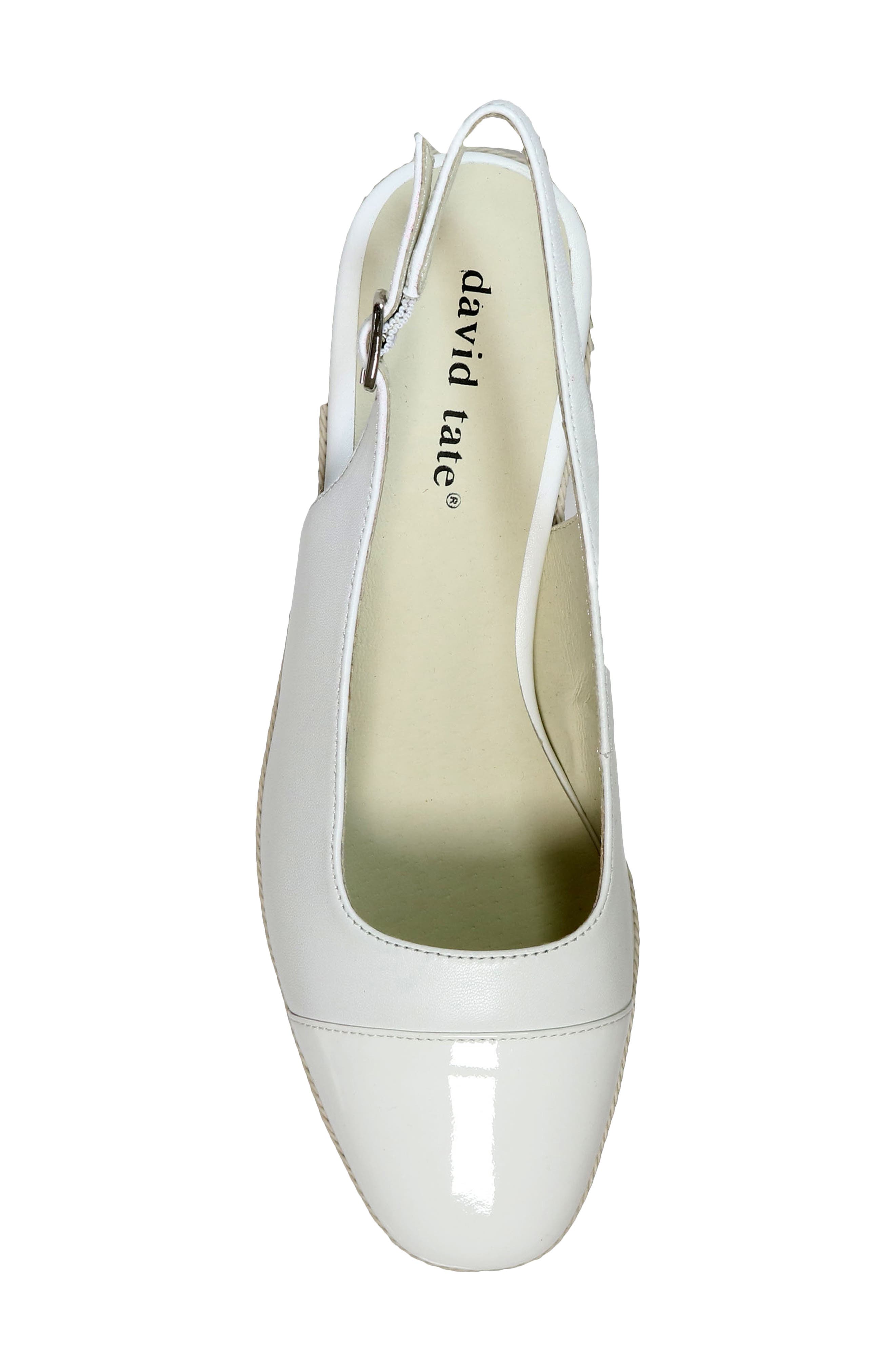 Sheyla Slingback Wedge Pump, Alternate, color, WHITE