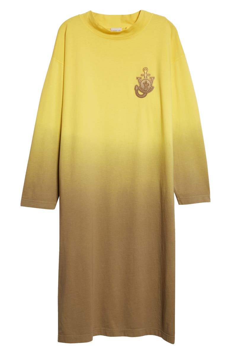 Moncler Genius 1 Moncler JW Anderson Dégradé Dip Dye Long Sleeve Dress, Alternate, color, 
