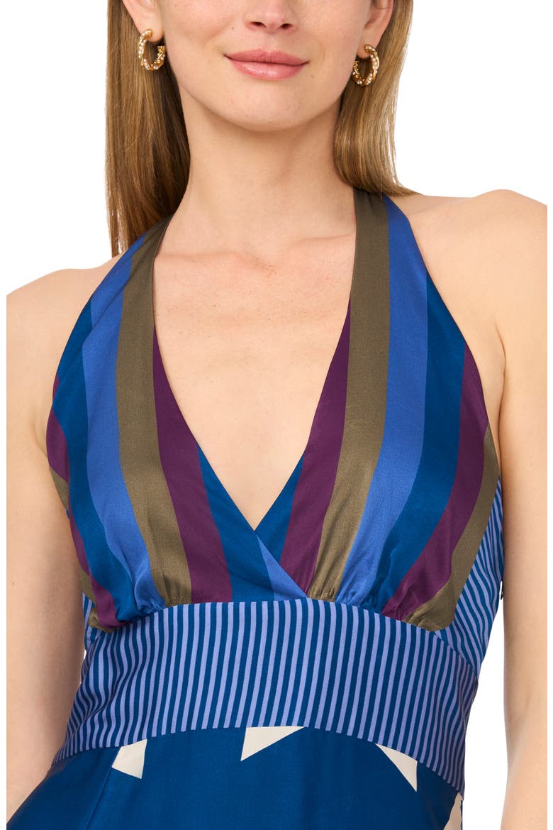 Barback Print Sleeveless Maxi Dress, Alternate, color, CLASSIC NAVY