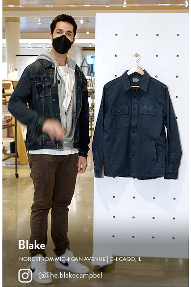CPO Unlined Stretch Cotton Shirt Jacket video