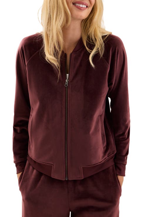 Velvet Bomber Jacket