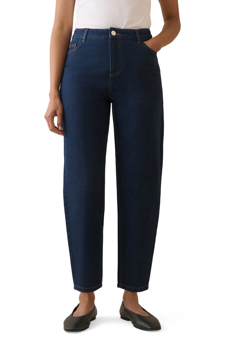 Putney Barrel Leg Pants, Main, color, BLUE