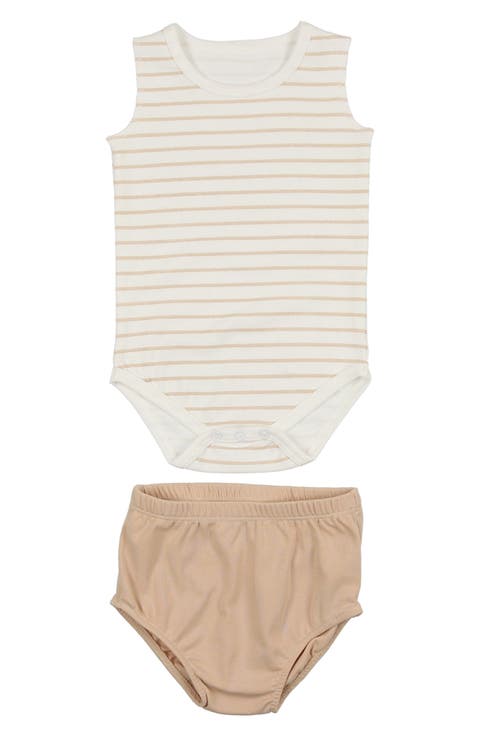 Stripe Bodysuit & Bloomers Set (Baby & Toddler)
