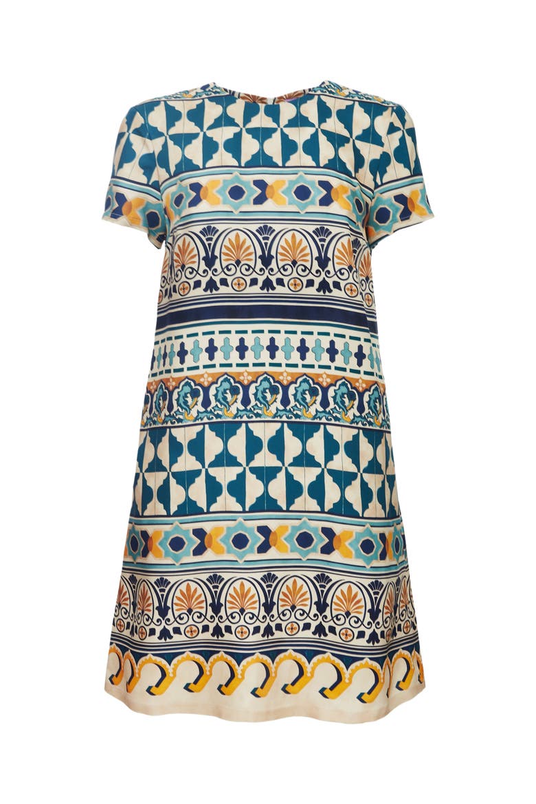 Mini Swing Dress Casareale Small Placée Cream, Alternate, color, Casareale Small Placée Cream