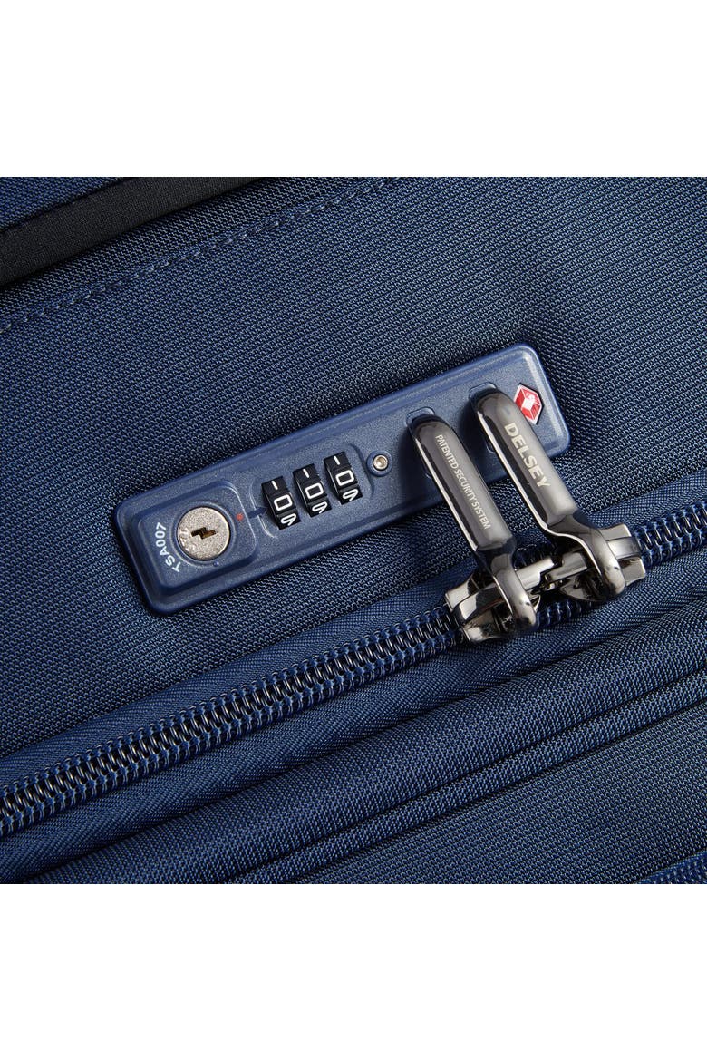 Helium DLX Softside Expandable (20"/25"/29") 3 Piece Spinner Luggage Set, Alternate, color, Navy Blue