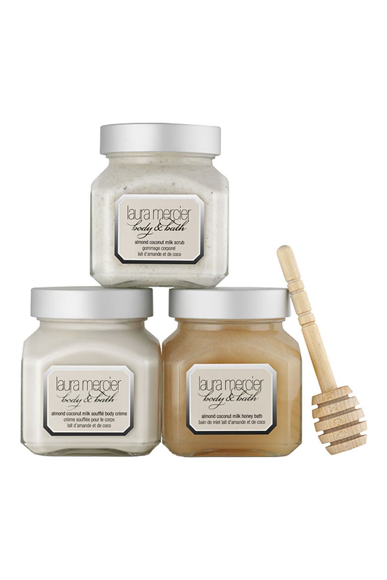 Almond Coconut Milk Body & Bath Trio, Main, color, NO COLOR
