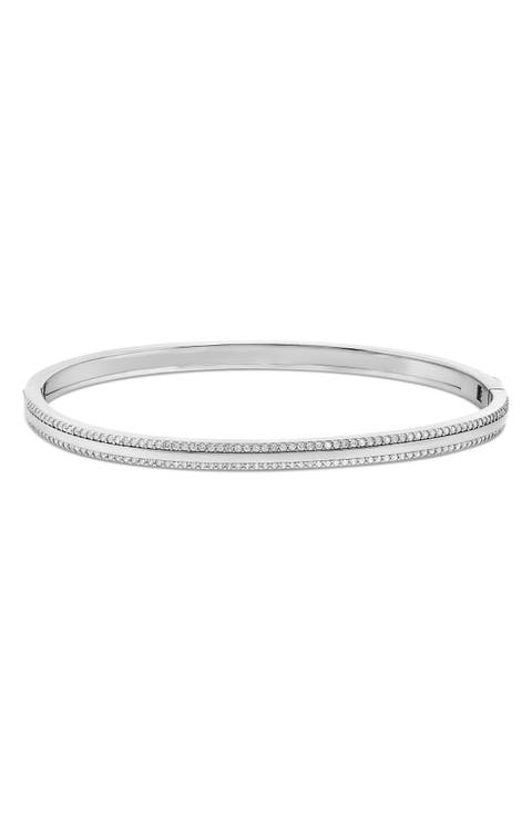 Cubic Zirconia Pavé Bangle