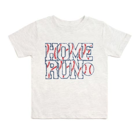 Home Run Patch Short Sleeve T-Shirt (Toddler & Little Kid)