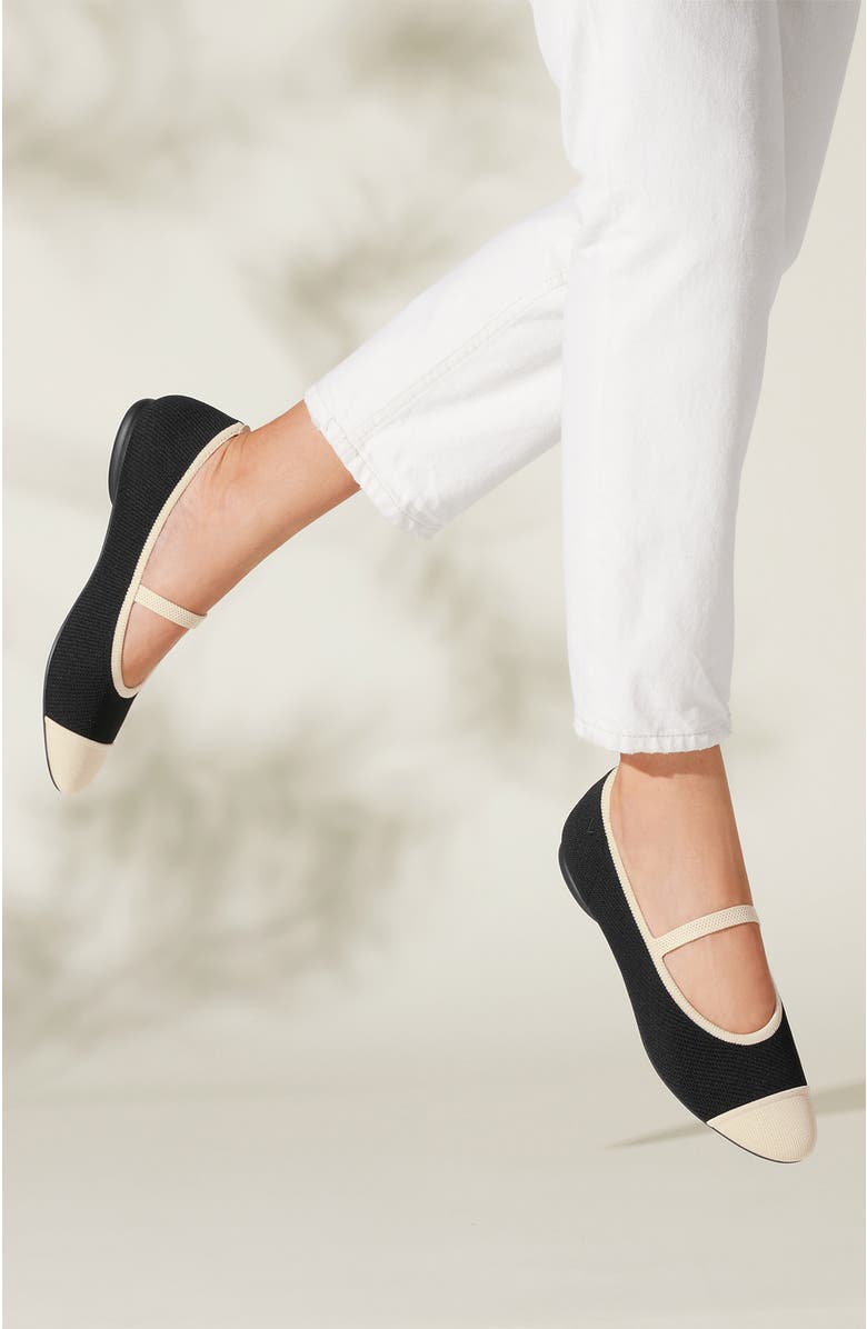 VIVAIA Almond-Toe Mary-Jane, Alternate, color, Black Diamond