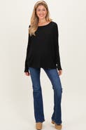 PinkBlush Dark Wash Maternity Flared Jeans