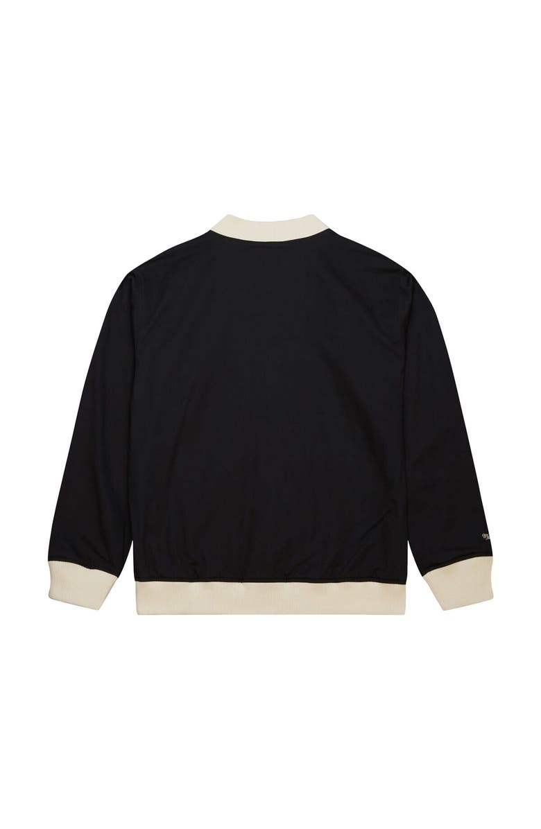 Mitchell & Ness Men's Mitchell & Ness Black Boston Bruins Vintage Coaches Cotton Twill Full-Zip Jacket, Alternate, color, Black