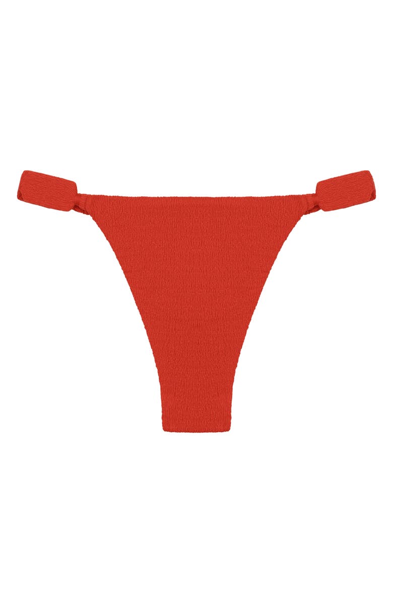 ViX Paula Hermanny Alix Knotted Bikini Bottoms, Alternate, color, Red