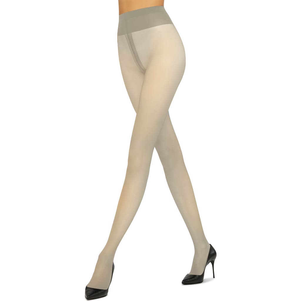 Wolford Back Seam Tights In Ecrue