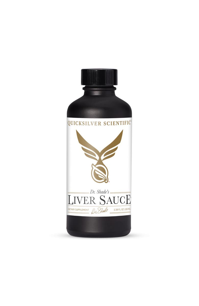 Quicksilver Scientific Liver Sauce Liposomal Milk Thistle and Dandelion Root Supplement, Main, color, 