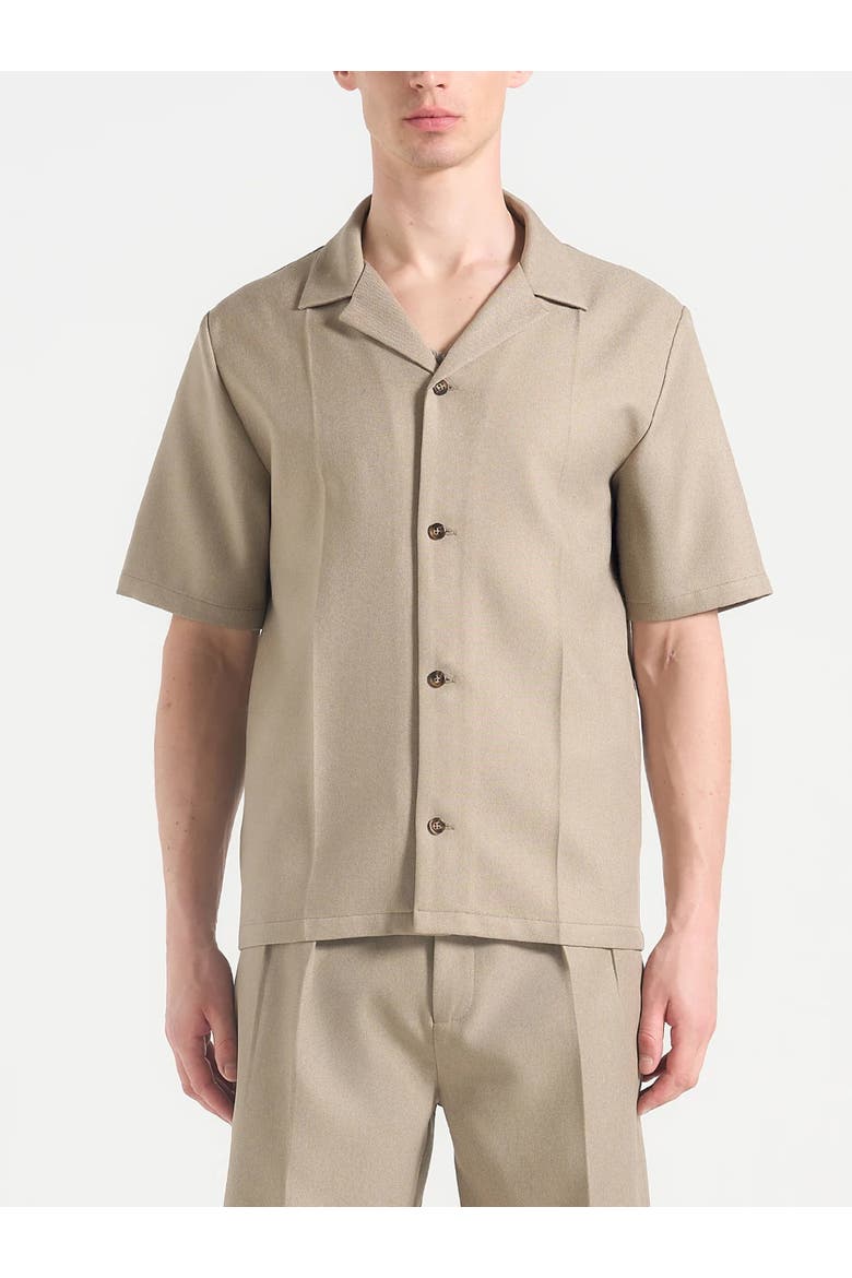 Felix Tailored Shirt With Crease, Alternate, color, Beige