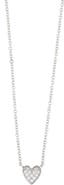 Bony Levy Icons 18K White Gold Pave Diamond Heart Pendant Necklace - 0.04ct.