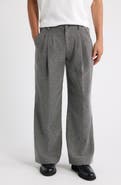 KROST Triple Pleat Wide Leg Pants