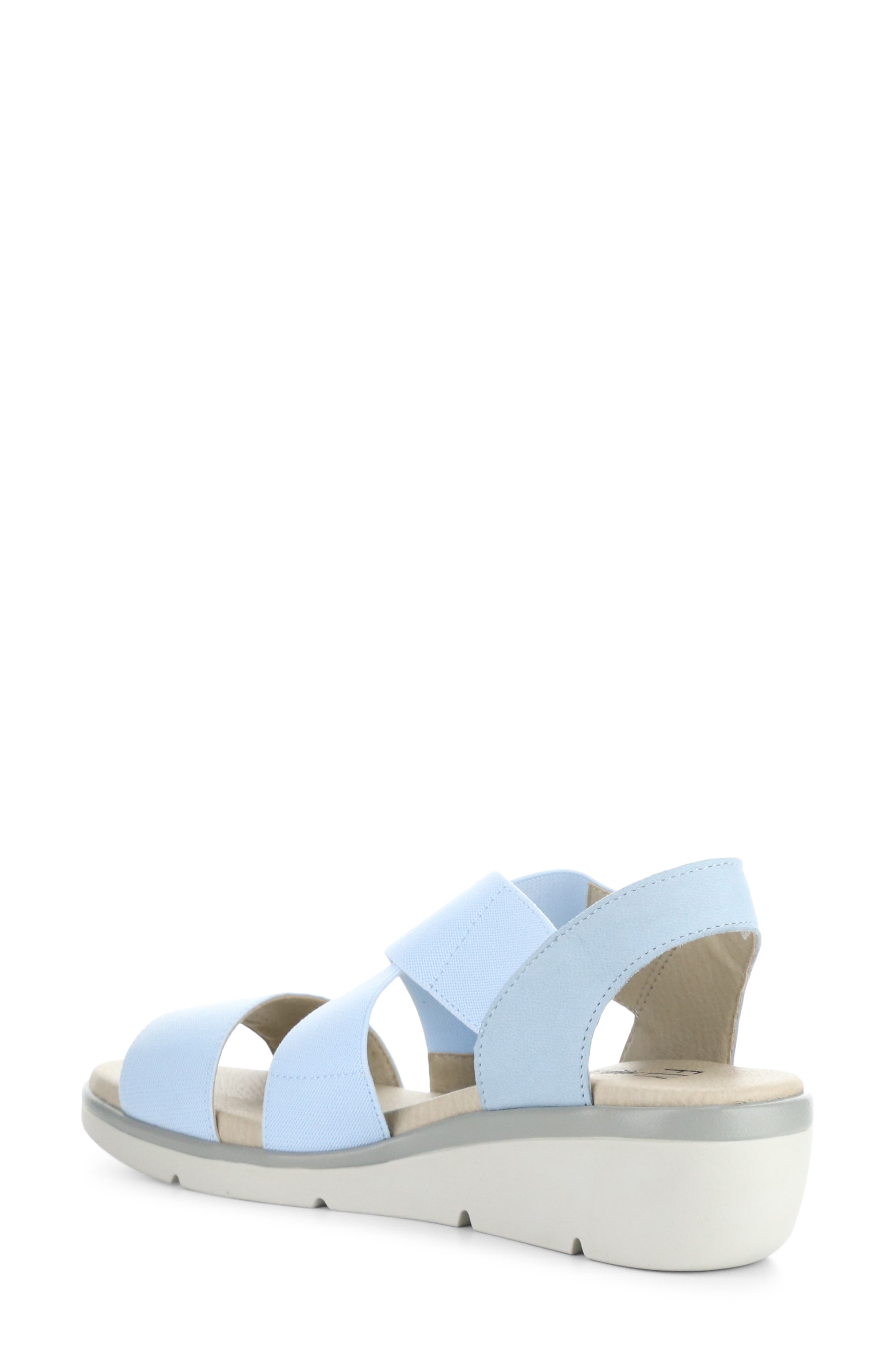 Fly London Noli Slingback Wedge Sandal, Alternate, color, Sky Blue Cupido/ Grograin