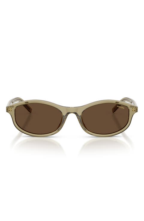 PR D17S 52mm Oval Sunglasses