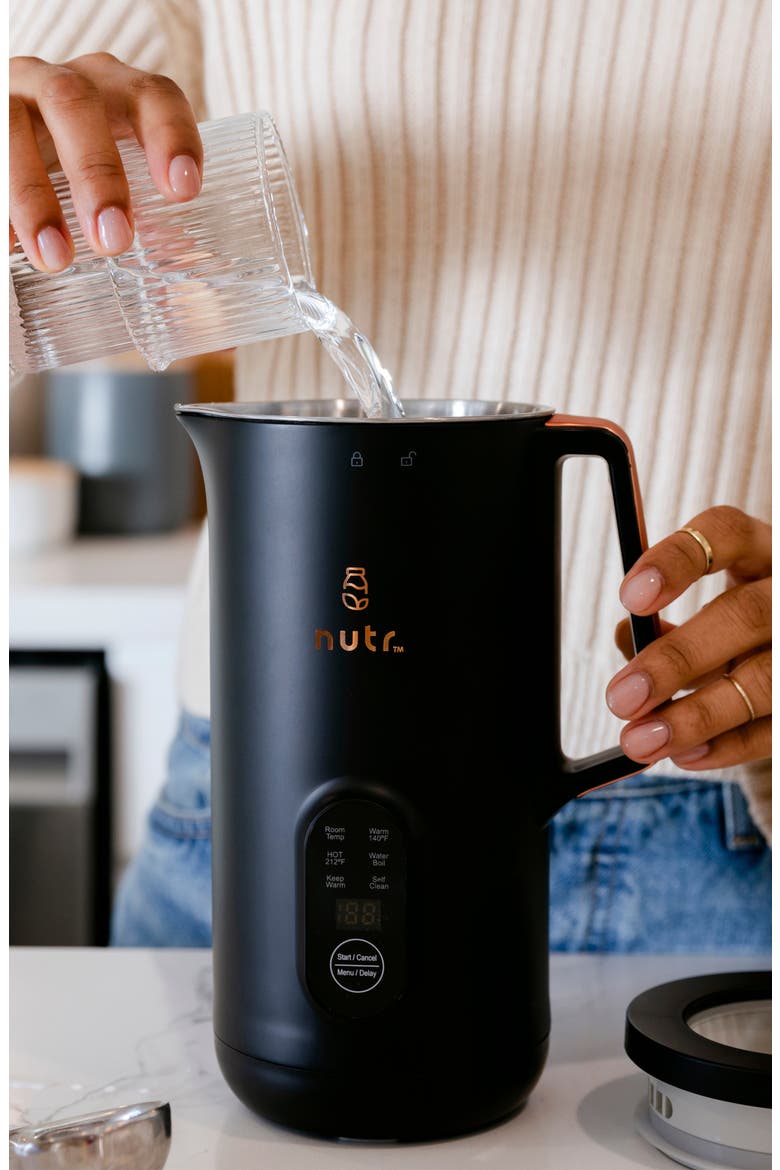Plant Milk Machine, Alternate, color, BLACK W/ ROSE GOLD HANDLE