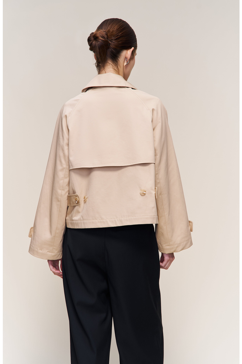 Romeo Trench Coat, Alternate, color, Taupe