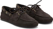 MANGO Suede Leather Deck Shoe