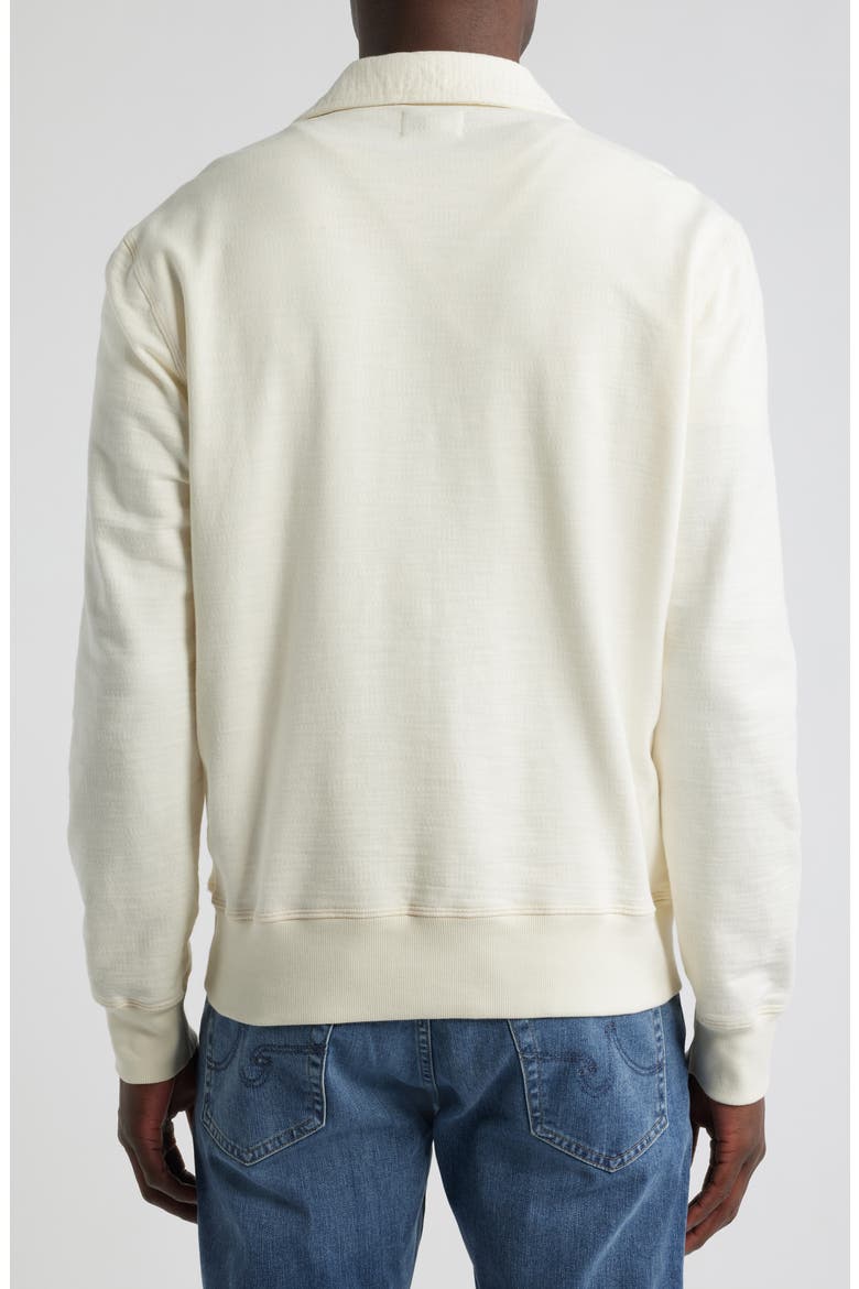 Ethan Quarter Zip Sweatshirt, Alternate, color, IVORY DUST