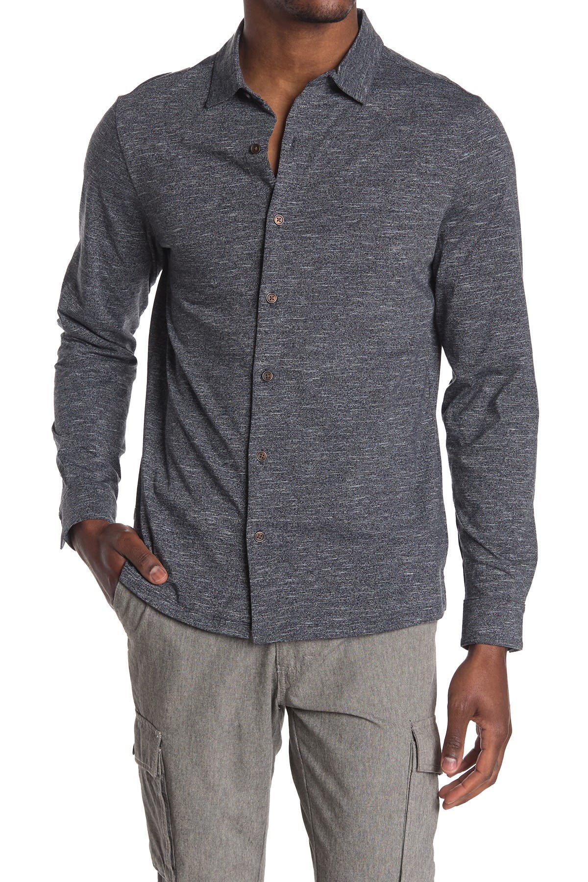 Robert Barakett Hayhurts Knit Regular Fit Shirt (Men) | Nordstromrack