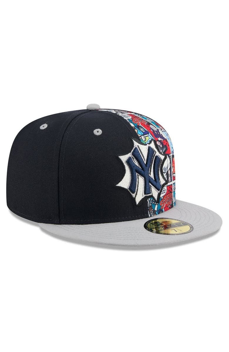 New Era Men's New Era Navy/Gray New York Yankees 2025 MLB Diamond Hero Edition 59FIFTY Fitted Hat, Alternate, color, 