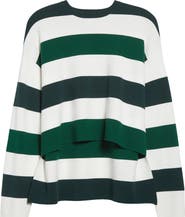 Max Mara Jesone Stripe Milano Knit Sweater