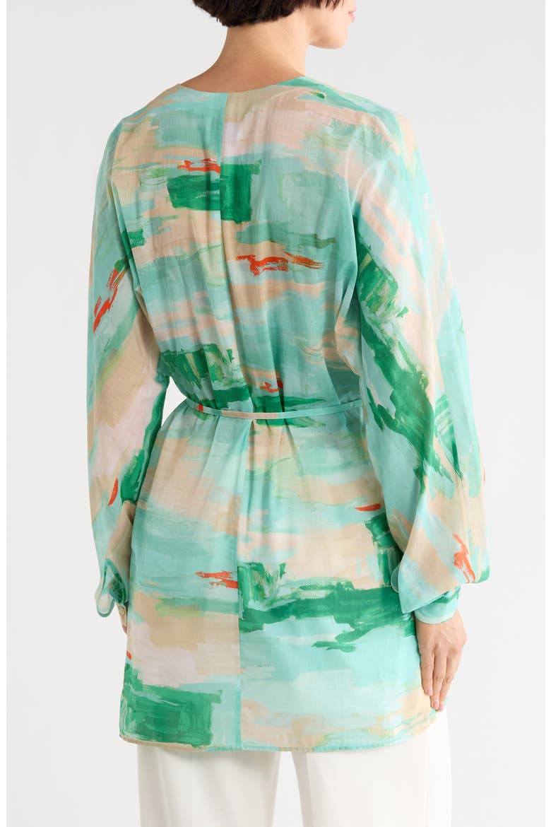 Cotton Tunic, Alternate, color, AQUA