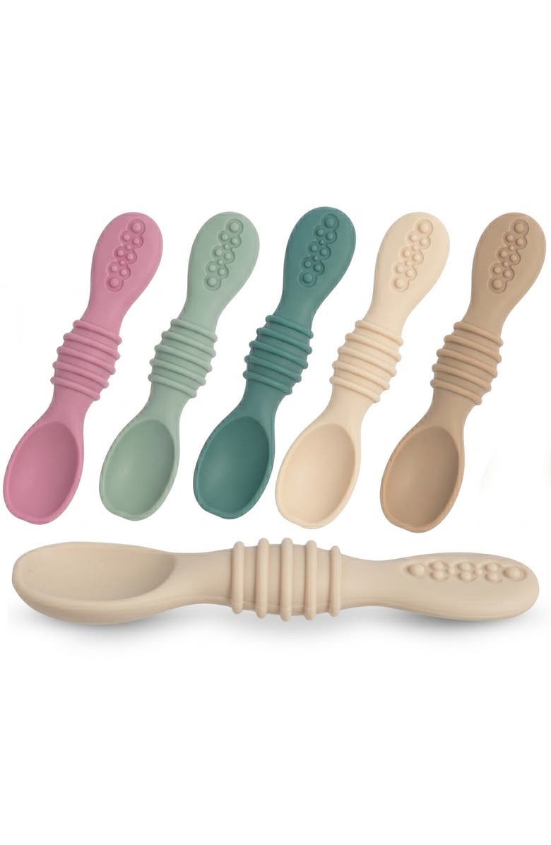 Sperric Baby Feeding Spoon Set 6-Piece, Main, color, Tan