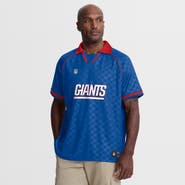 FANATICS Men's Fanatics Royal/Red New York Giants Homerun Raglan V-Neck Polo