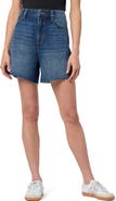 Hudson Jeans Relaxed Raw Hem Denim Shorts