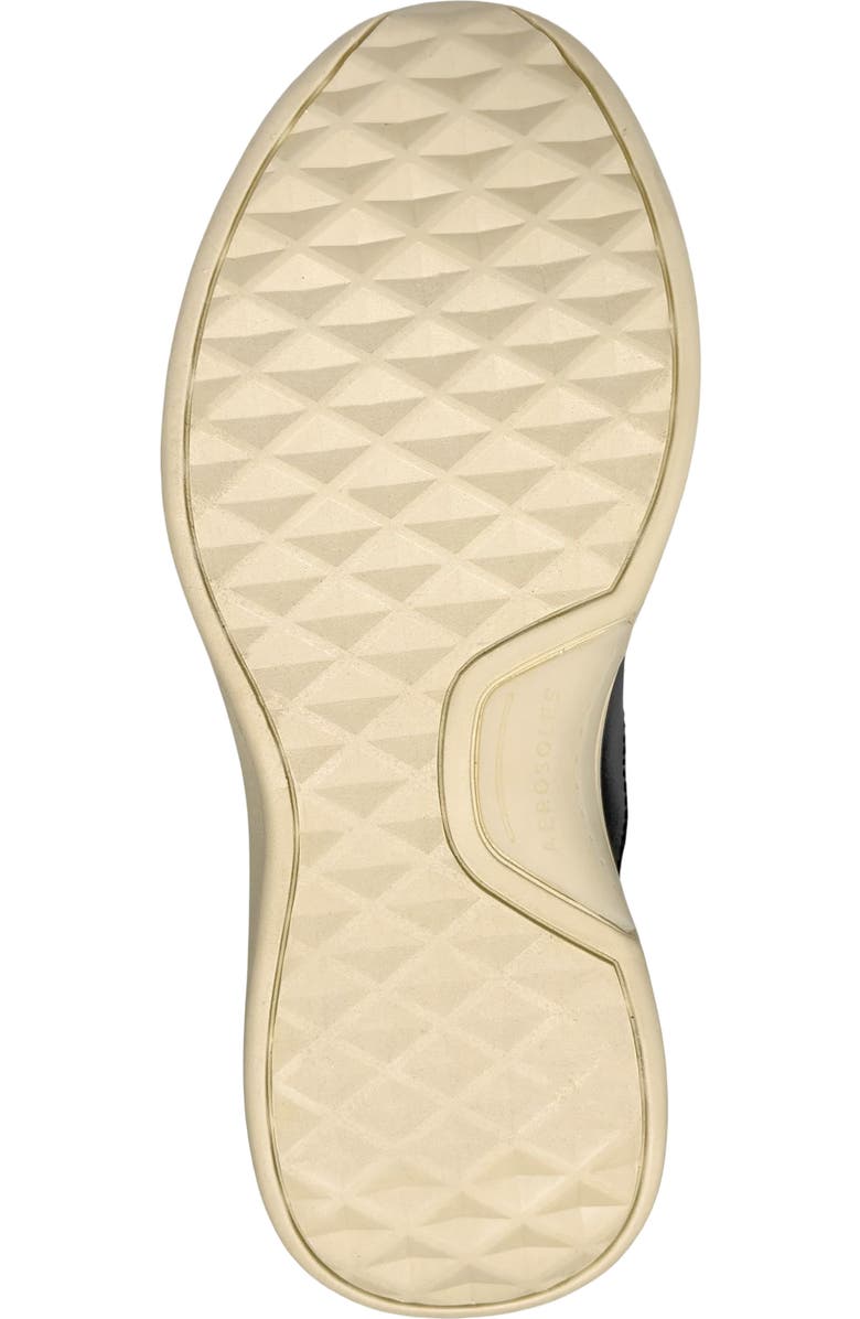 Aerosoles Felice Croc Embossed Sneaker, Alternate, color, Black