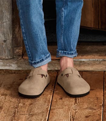 Birkenstock Boston Genuine Shearling Lined Clog (Women Birkenstock Boston Genuine Shearling Lined Clog (Women