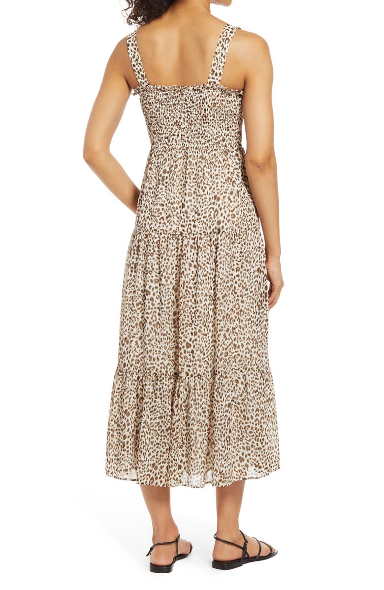 Sam Edelman Animal Print Sundress, Alternate, color,