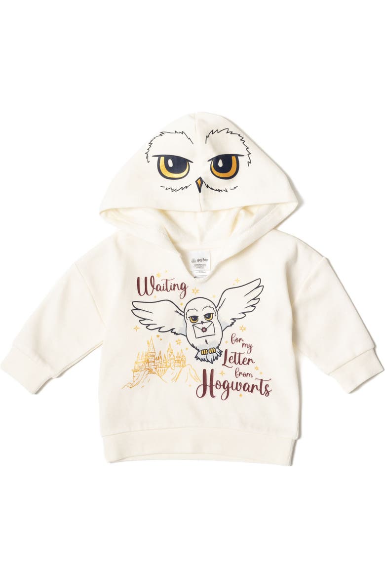 3-Piece Hoodie Bodysuit and Pants Set, Alternate, color, Hedwig Pink Ivory