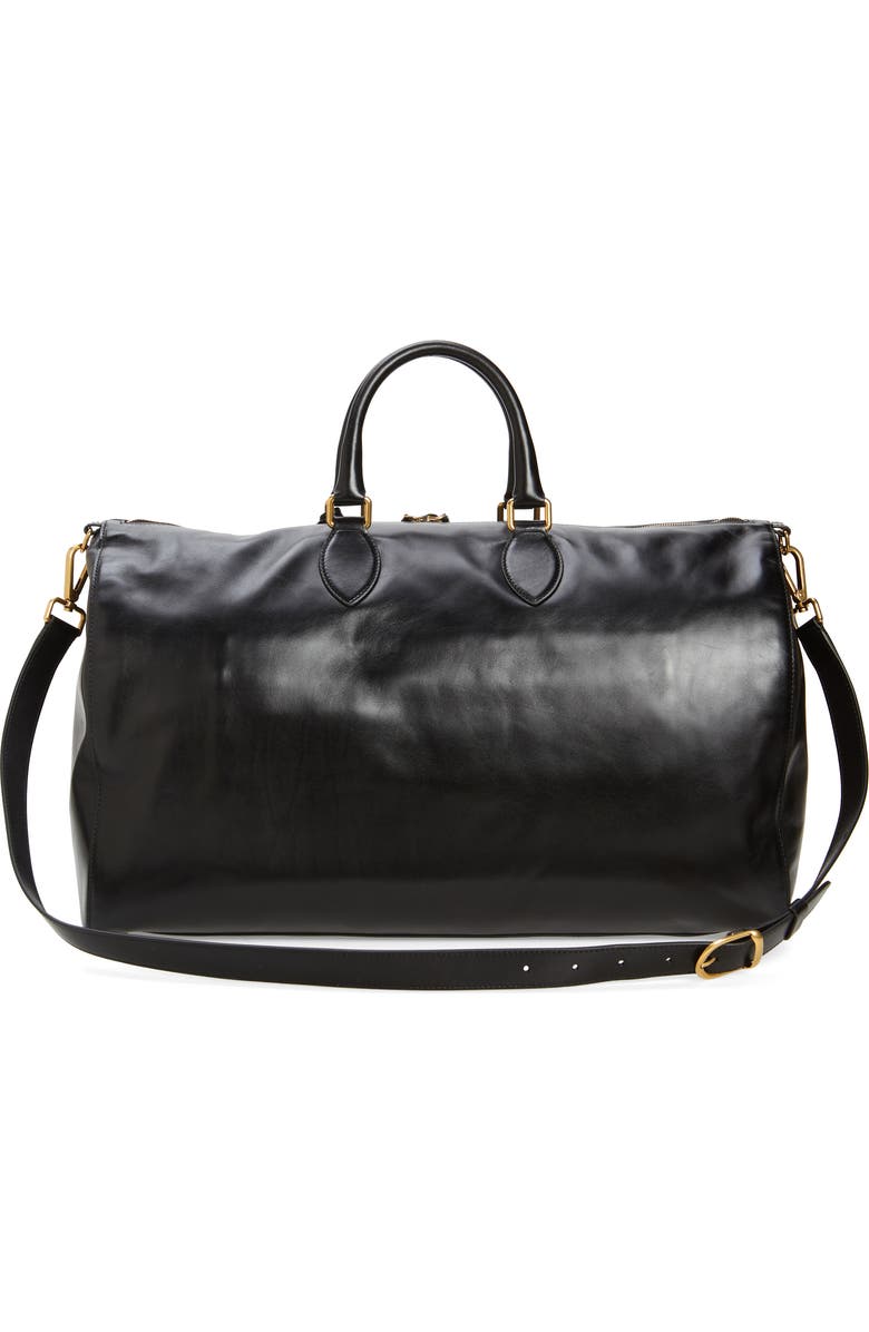 Khaite Pierre Weekender Leather Duffle Bag, Alternate, color,