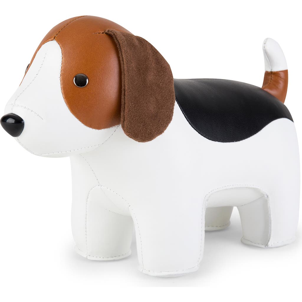 Zuny Beagle Bookend In White