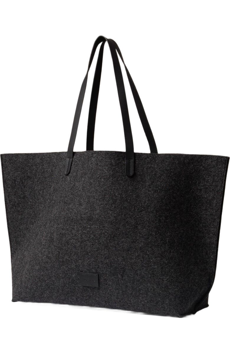 Graf Lantz Hana Merino Wool Boat Bag, Alternate, color, Charcoal