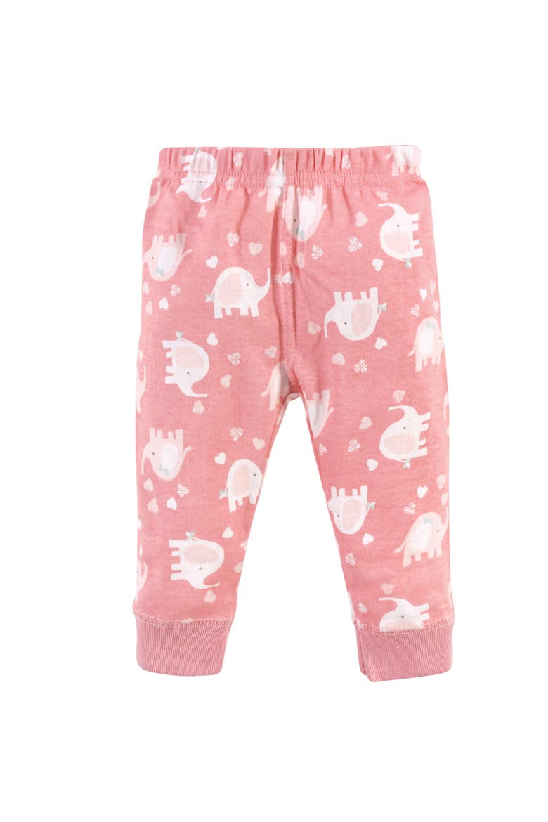 Four Pack Essential Pants, Alternate, color, Girl Basic Elephant