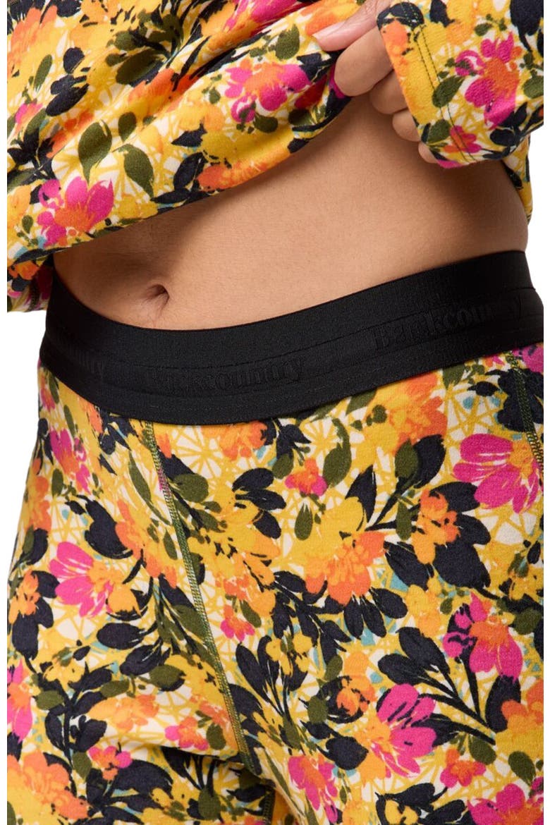 Cedars Rws Merino Mid-Wt Baselayer Bottom - Women's, Alternate, color, Wild Floral Print