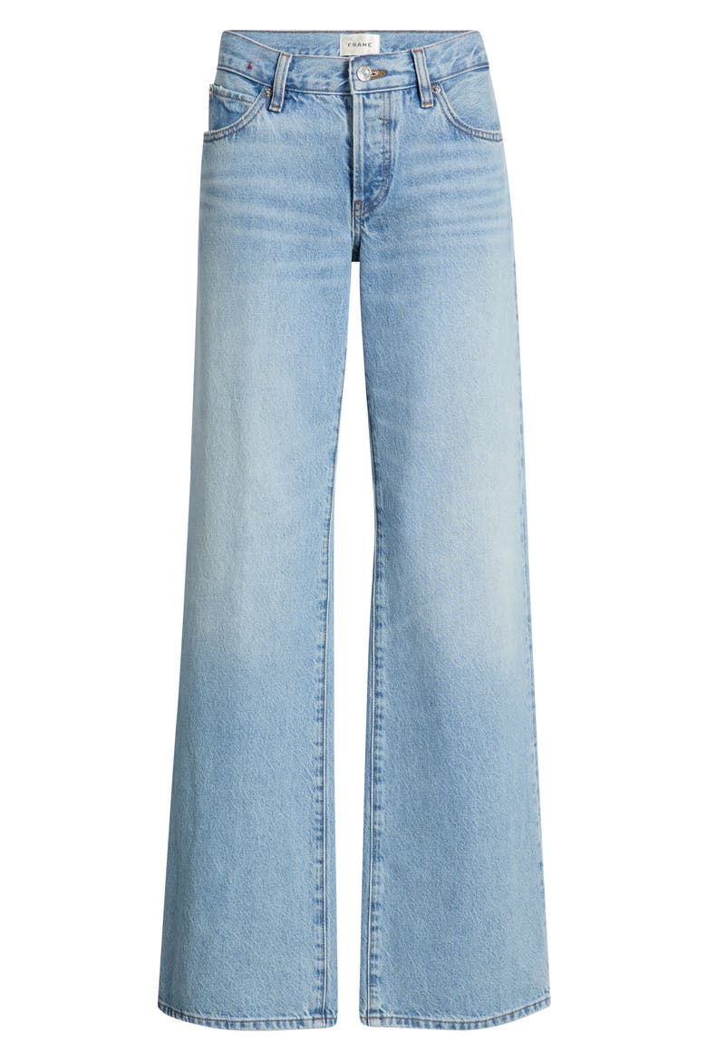 The Gray Wide Leg Jeans, Alternate, color, DODGER OFFSET HEM