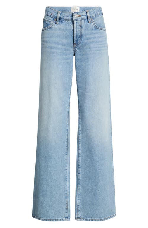 Frame The Pixie Gray Straight Leg Jeans In Dodger Offset Hem