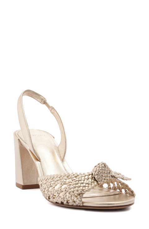 Easy Clarita Tresse Block Heel Slingback Sandal (Women)