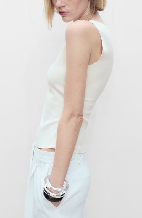 Boat Neck Knit Top (Regular & Plus)