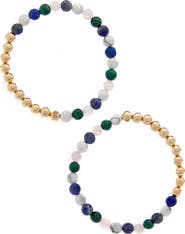 The Healer’s Collection N91 Mental Focus Set of 2 Healer's Bracelets