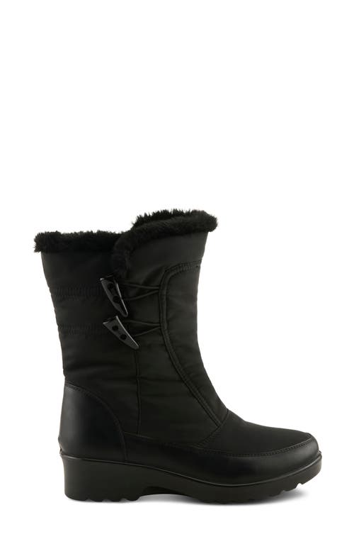 Flexus By Spring Step Tacey Waterproof Winter Boot In Black